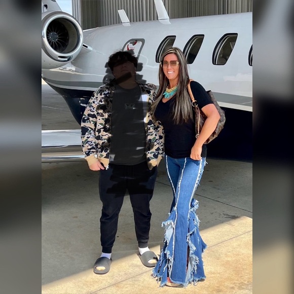 NWT Fashion Nova Women’s Extra Flare Dark Wash High Rise Jeans - Picture 4 of 4